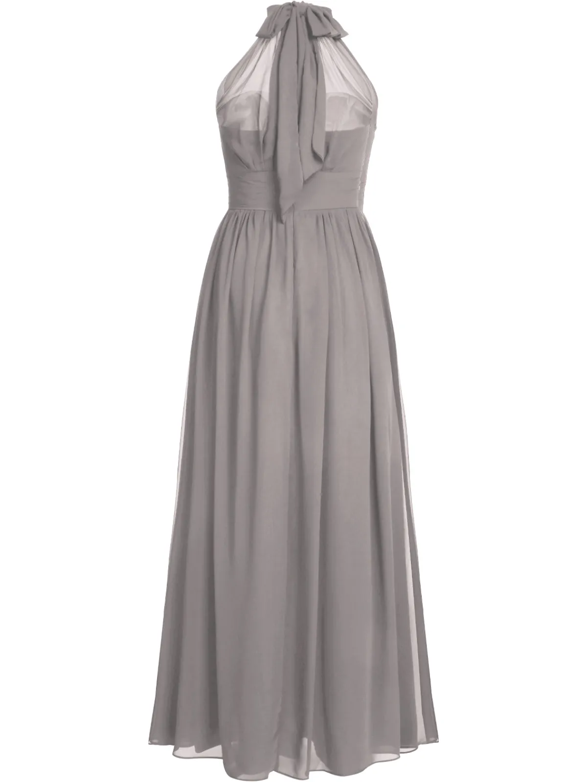 Clearance Retro Stage 1950s Chiffon Sleeveless Solid Vintage Dress