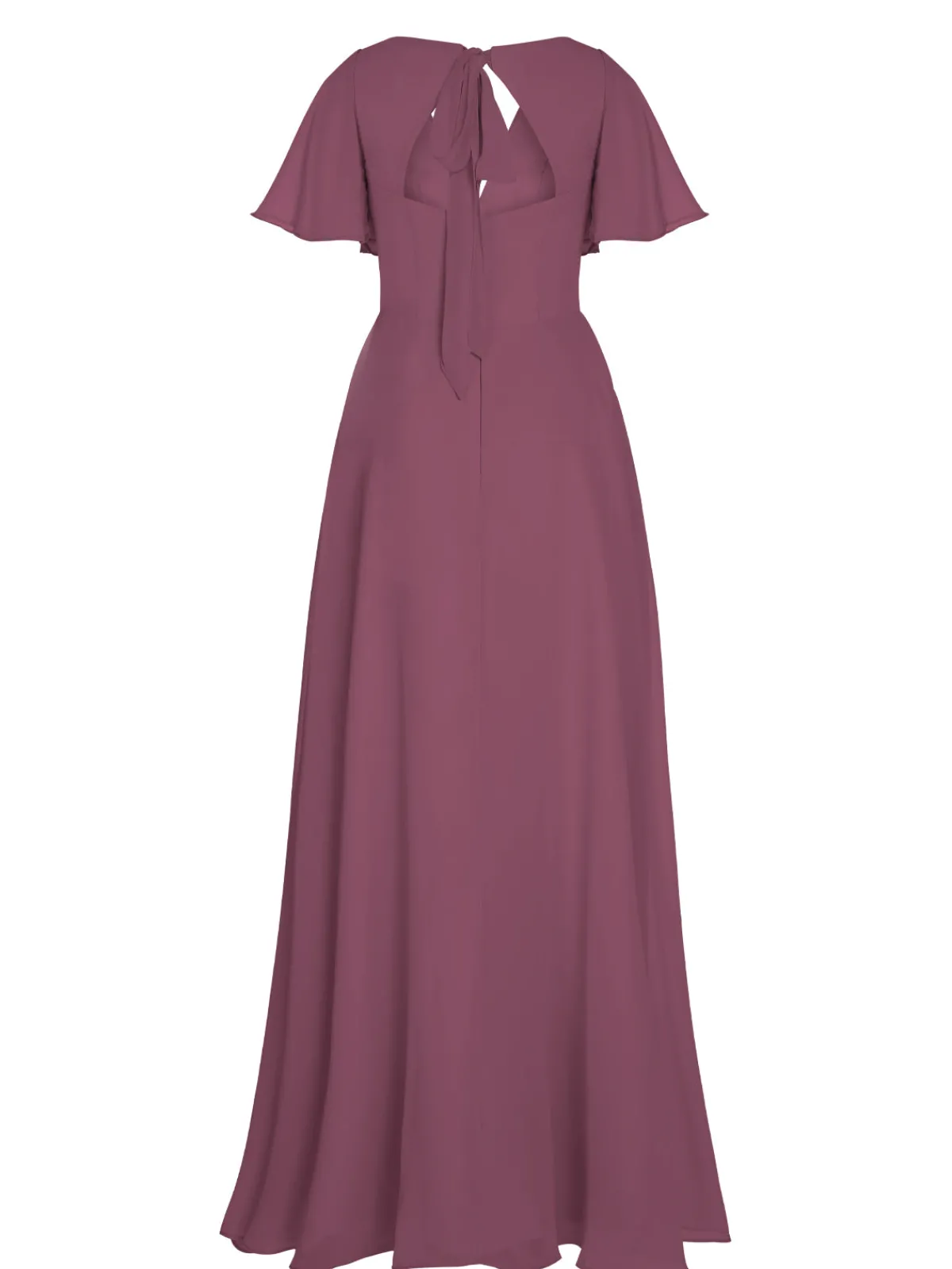 Discount Retro Stage 1950s Chiffon V-Neck Solid Vintage Dress