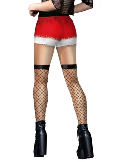 New Retro Stage 1960s Christmas Fishnet Stocking Leggings