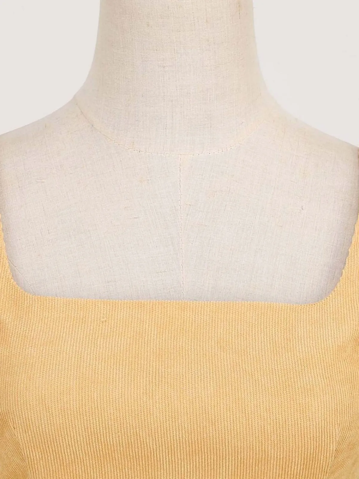 Outlet Retro Stage 1950s Corduroy Solid Vintage Dress