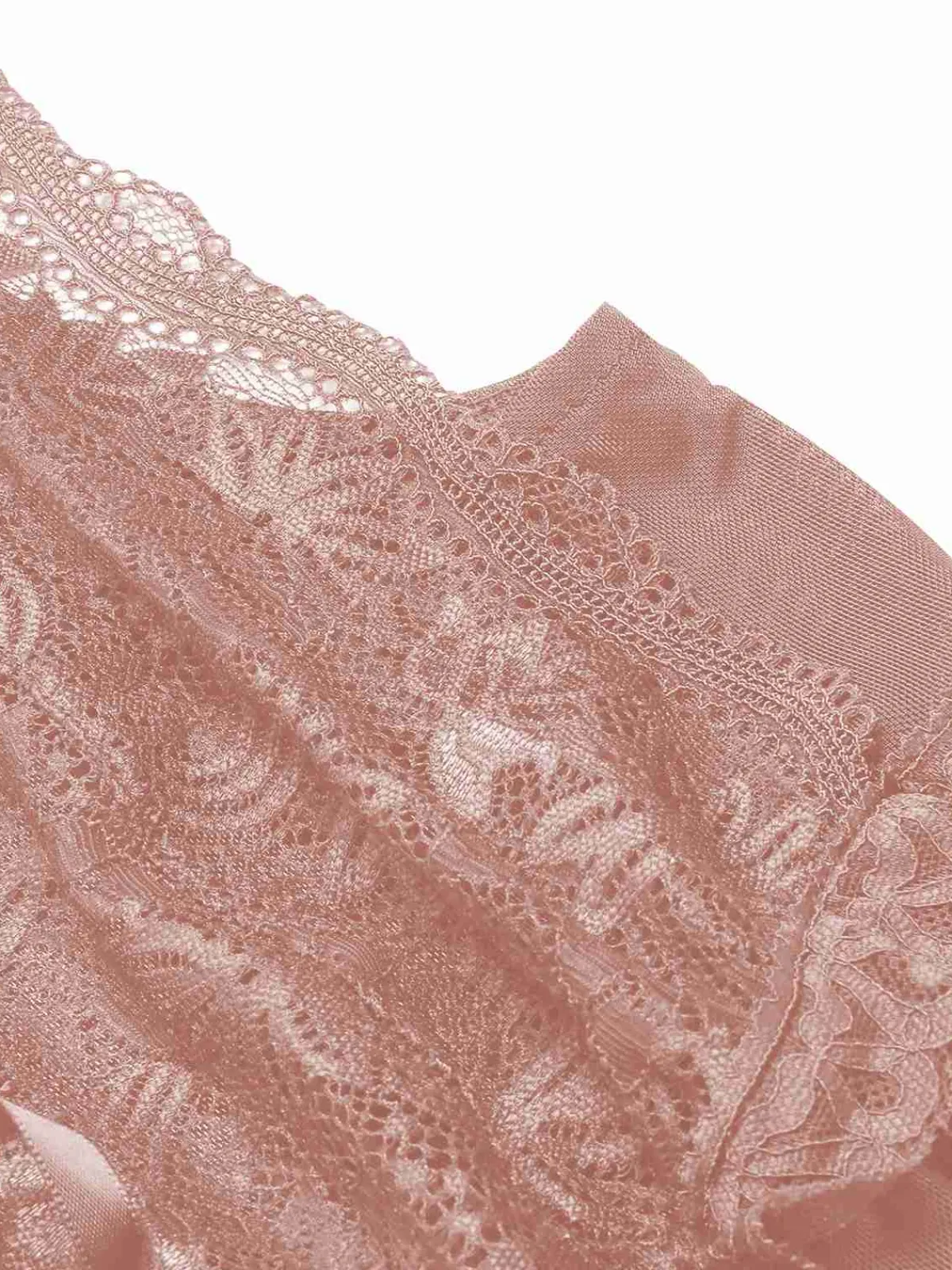 Outlet Retro Stage 1930s Deep V-Neck Lace Mesh Nightgown