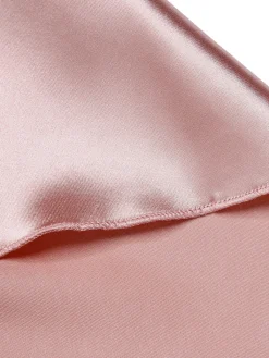 Best Retro Stage 1930s Embroidered Faux Satin Strap Nightgown
