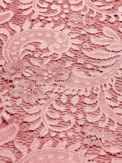 Best Retro Stage 1950s Floral Lace Solid Swing Dress