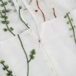 Online Retro Stage 1950s Flower Gauze Sleeveless Swing Dress