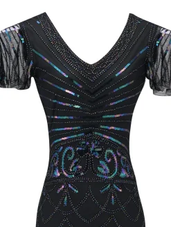 Outlet Retro Stage 1920s Fringed Flapper Gatsby Dress