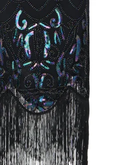 Outlet Retro Stage 1920s Fringed Flapper Gatsby Dress