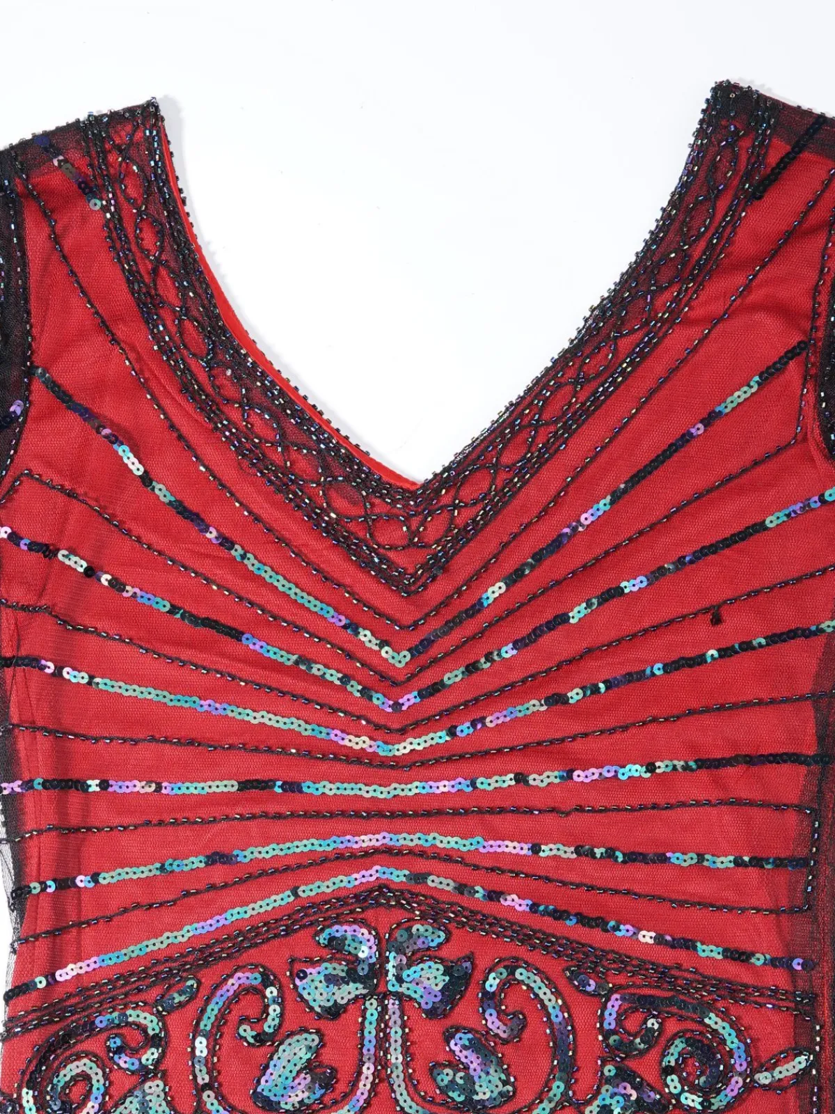 Outlet Retro Stage 1920s Fringed Flapper Gatsby Dress