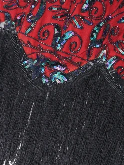 Outlet Retro Stage 1920s Fringed Flapper Gatsby Dress