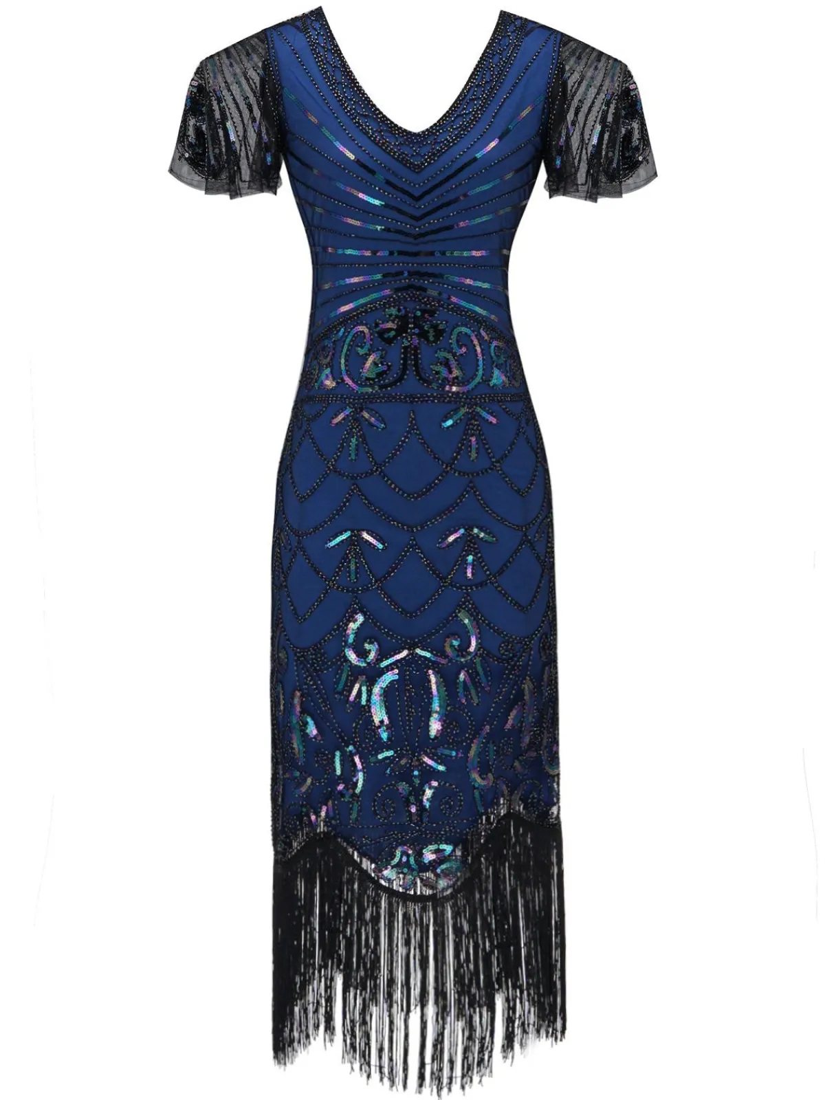 Outlet Retro Stage 1920s Fringed Flapper Gatsby Dress