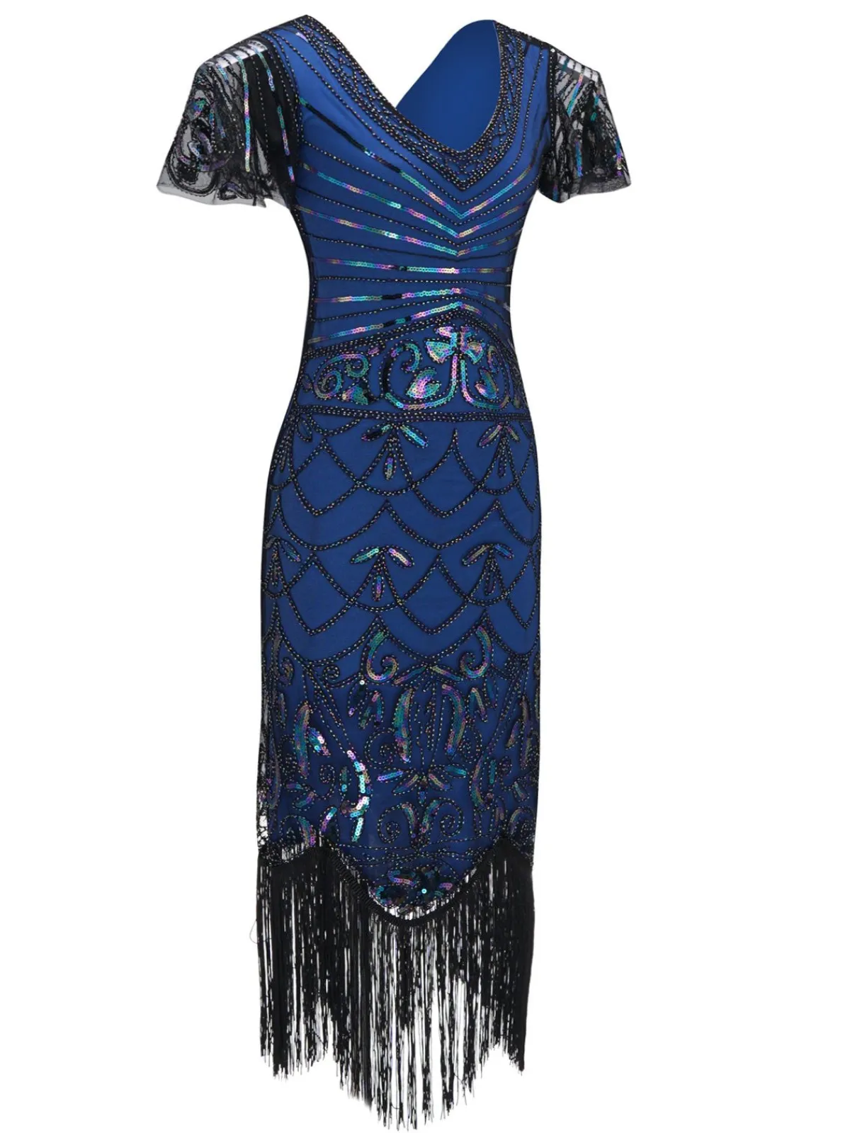 Outlet Retro Stage 1920s Fringed Flapper Gatsby Dress