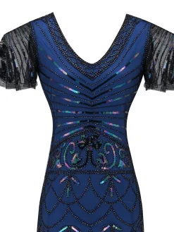 Outlet Retro Stage 1920s Fringed Flapper Gatsby Dress