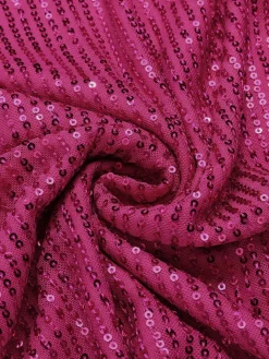 Hot Retro Stage 1980s Halter Off-Shoulder Sequined Dress