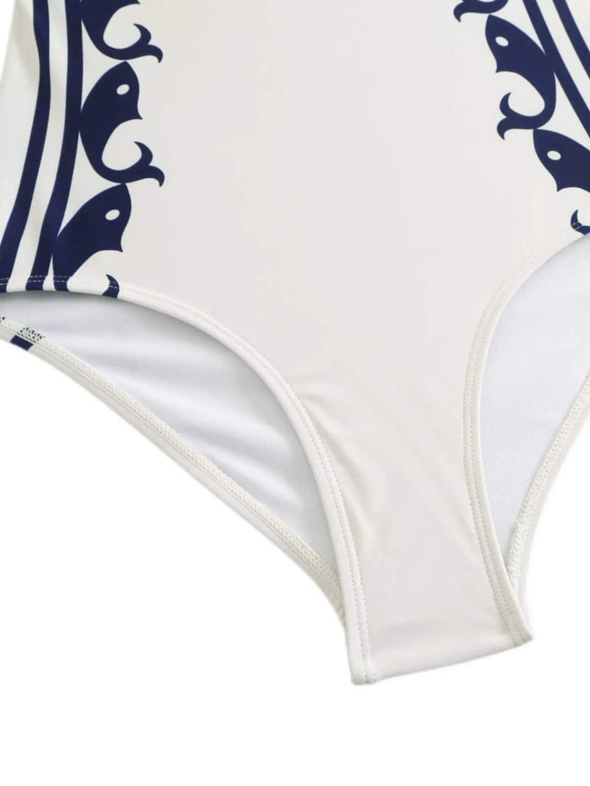 Sale Retro Stage 1940s Halter Swimsuit & Sailor-Stripe Shorts Set Blue & White