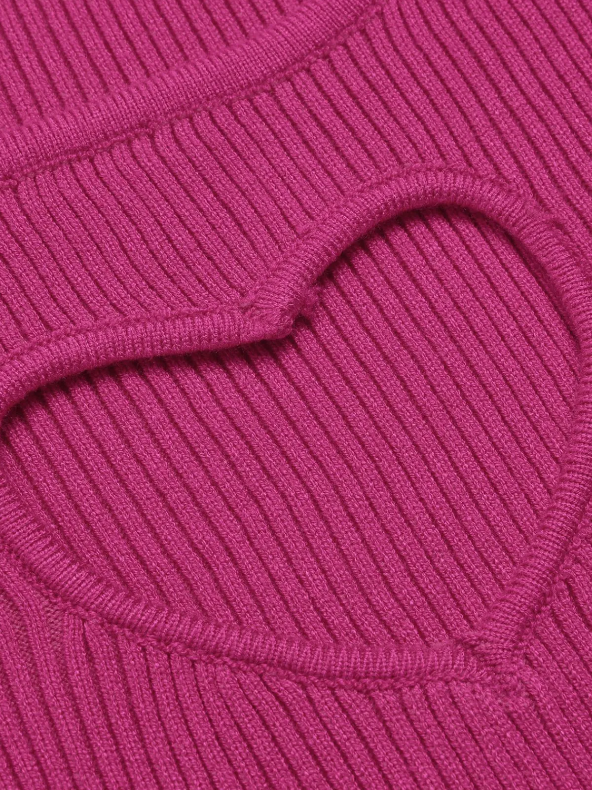 Sale Retro Stage 1970s Heart Cutout Knitted Solid Sweater