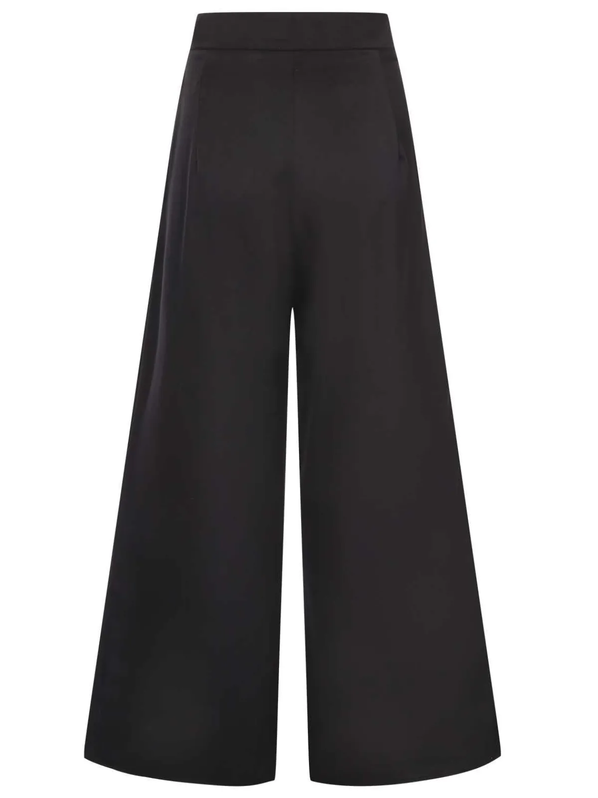 Outlet Retro Stage 1930s High Waist Wide Leg Solid Pants