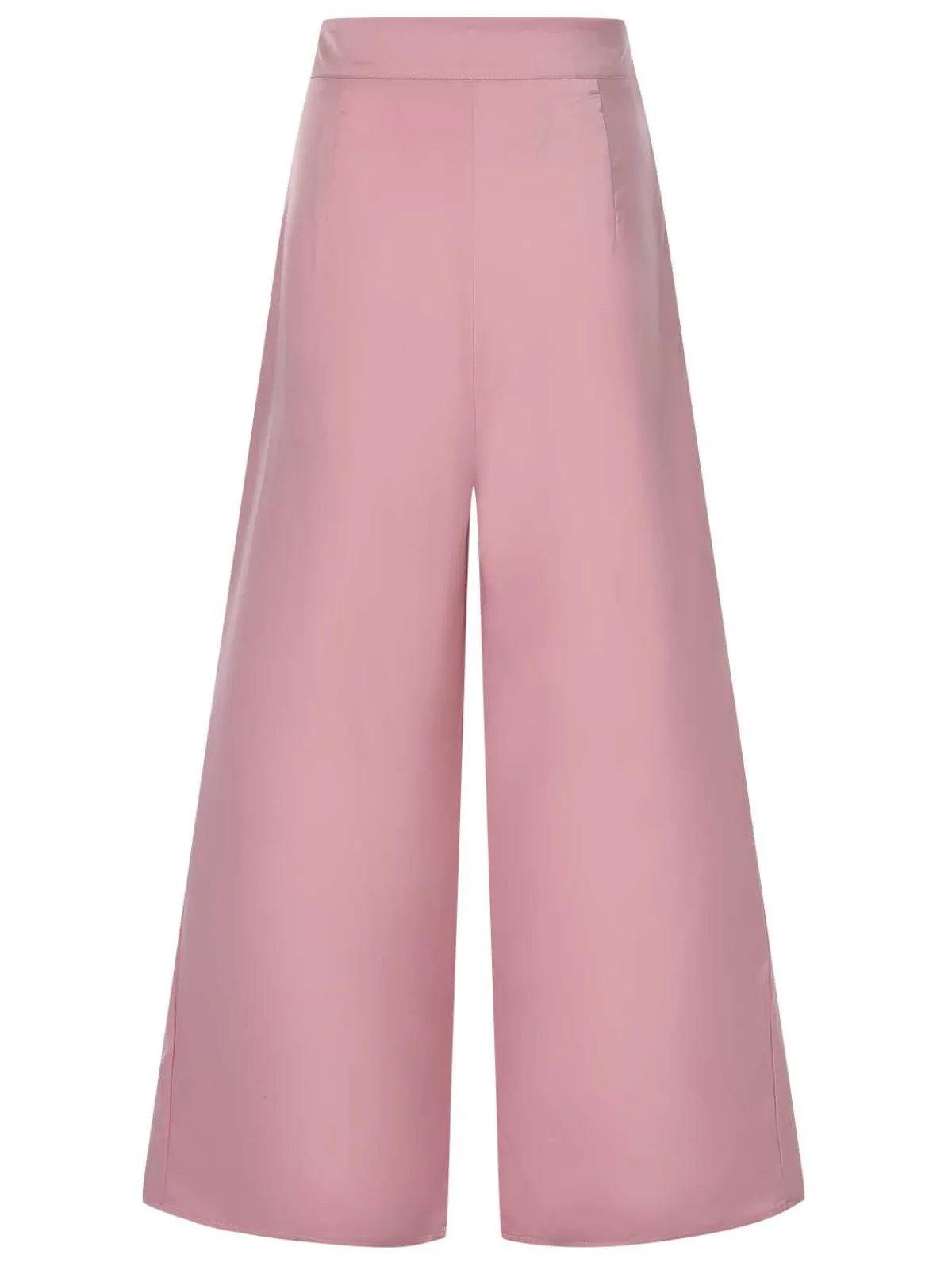 Outlet Retro Stage 1930s High Waist Wide Leg Solid Pants