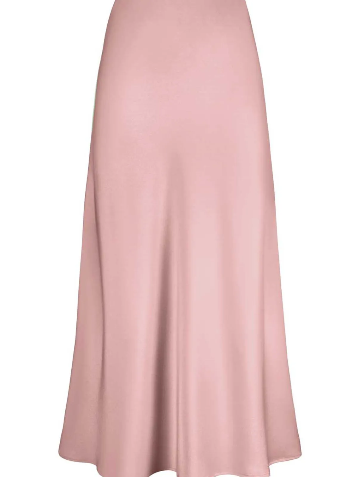 Discount Retro Stage 1930s High-Waist Satin Solid Mermaid Skirt