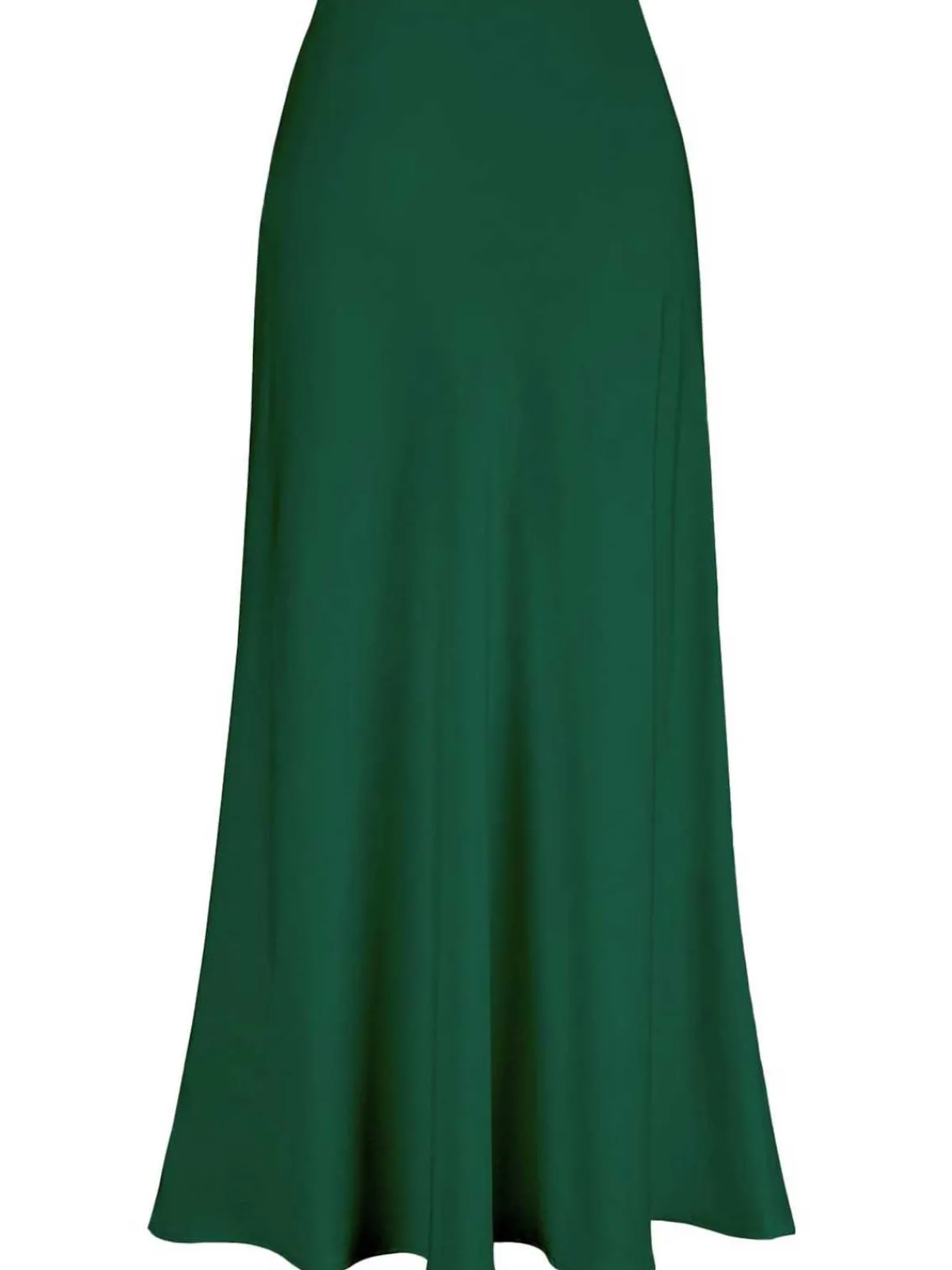 Discount Retro Stage 1930s High-Waist Satin Solid Mermaid Skirt