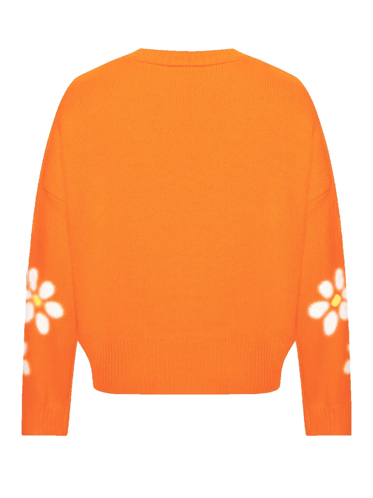 New Retro Stage 1960s Jacquard Floral Knitted Cardigan