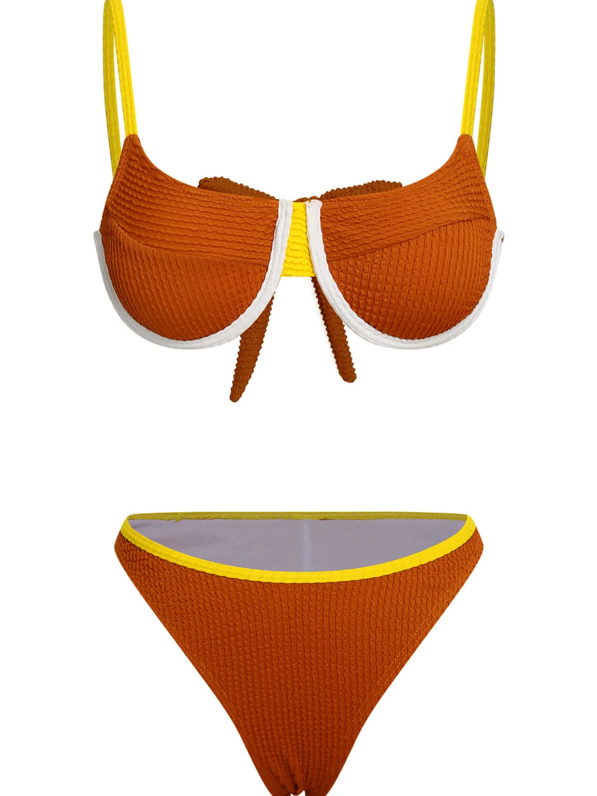 Discount Retro Stage 1940s Knitted Back Strap Bikini