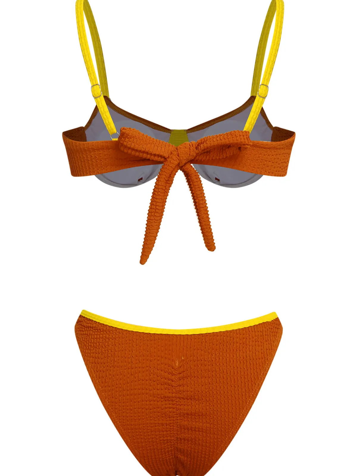 Discount Retro Stage 1940s Knitted Back Strap Bikini