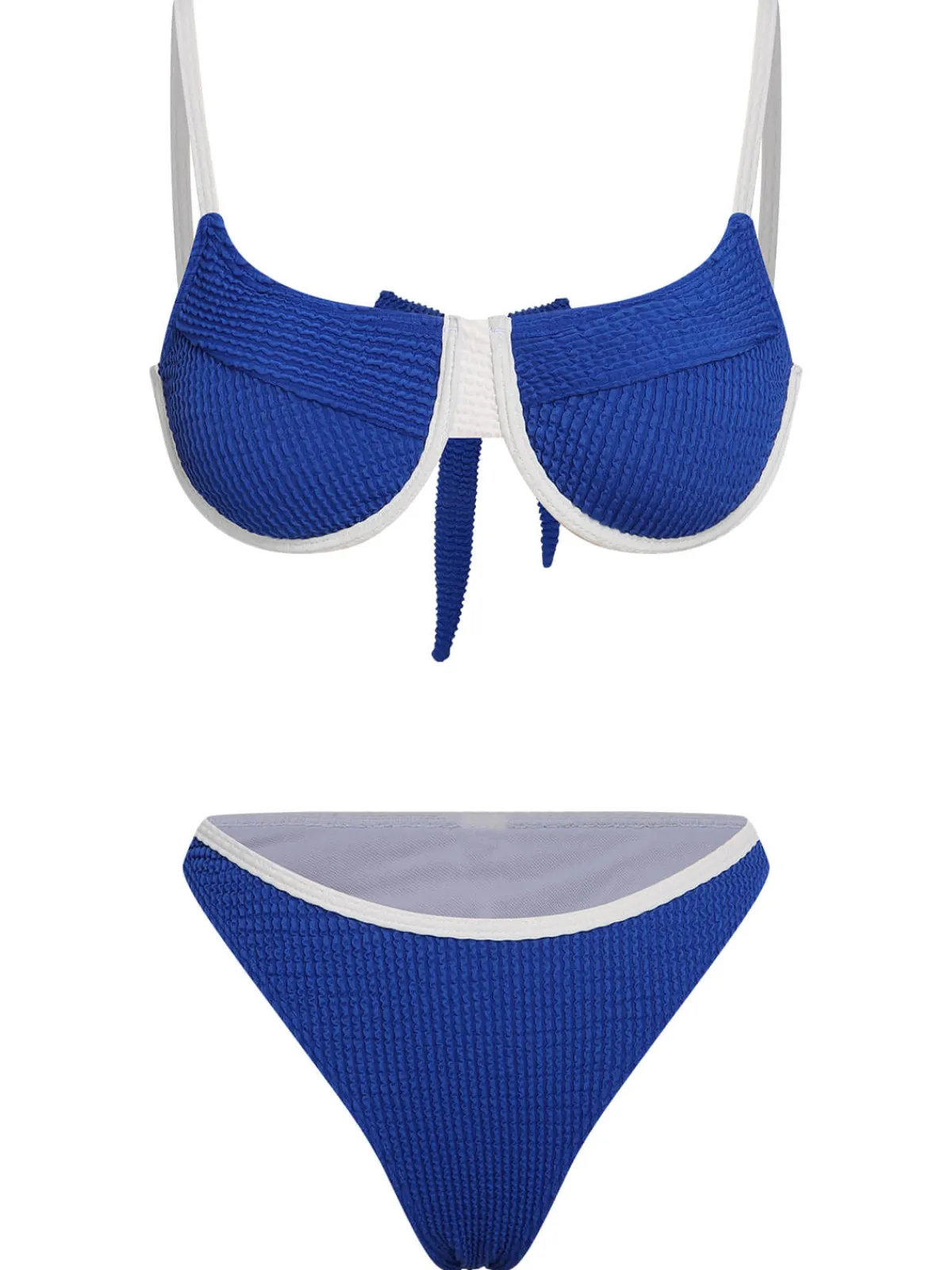 Discount Retro Stage 1940s Knitted Back Strap Bikini