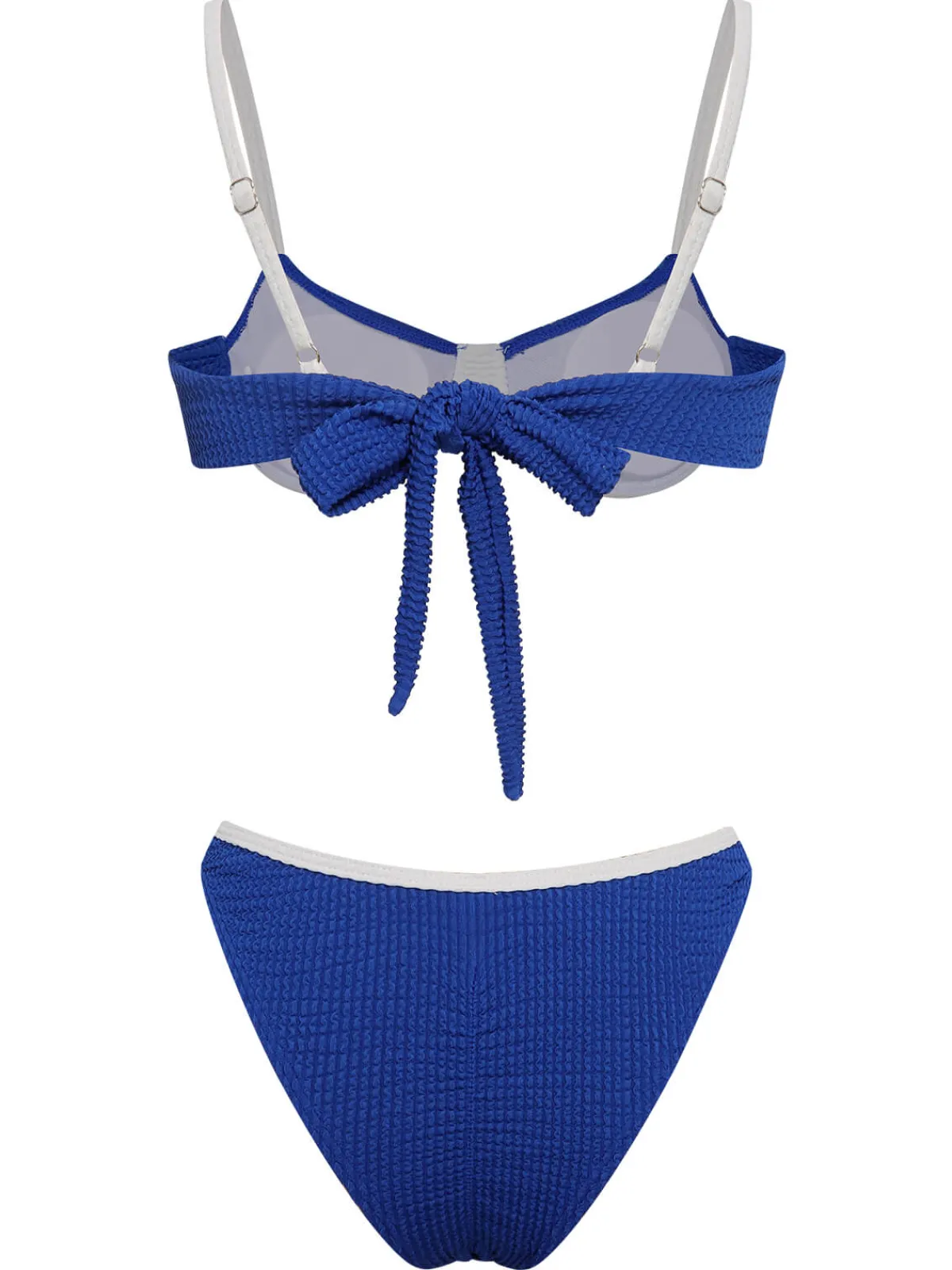 Discount Retro Stage 1940s Knitted Back Strap Bikini
