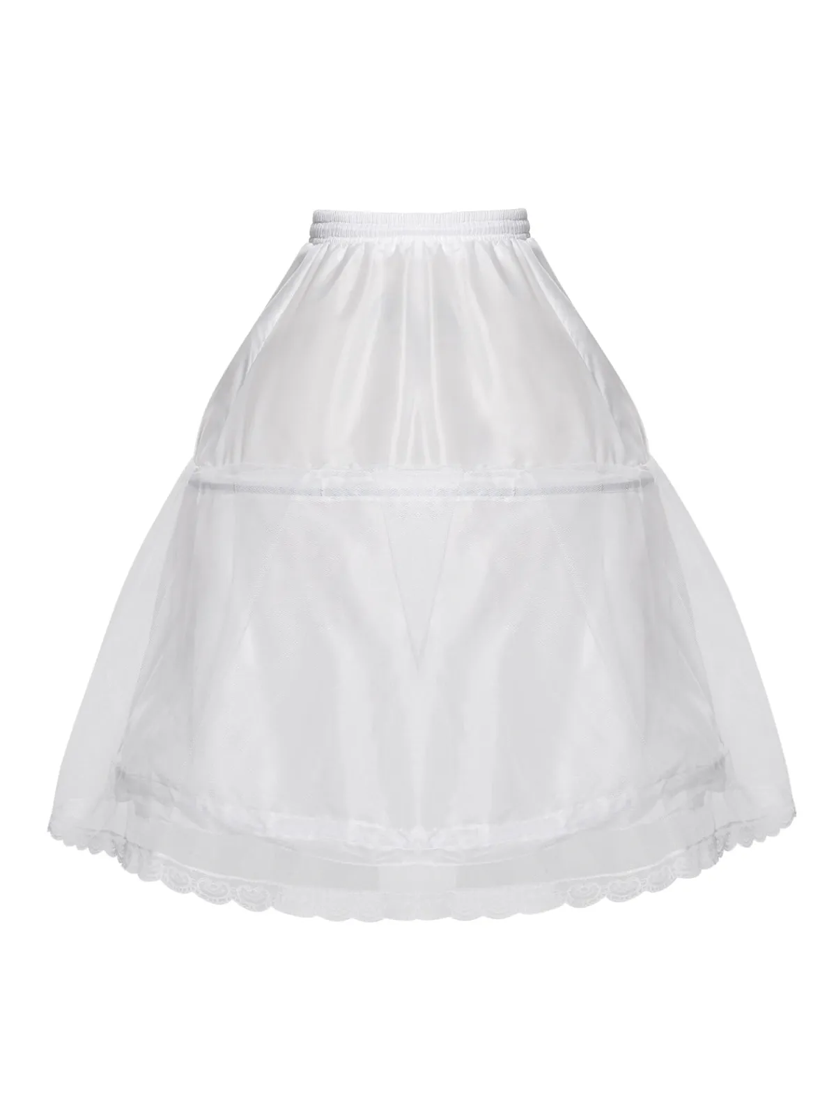 Discount Retro Stage 1950s Lace Patchwork Underskirt Petticoat