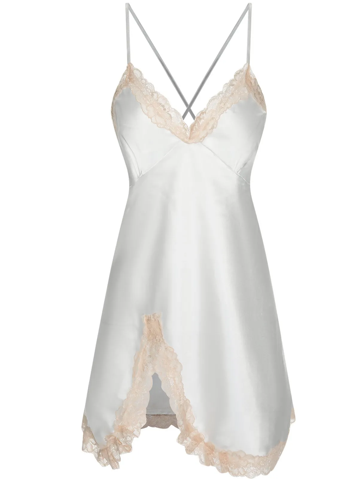 Discount Retro Stage 1950s Lace Patchwork Suspender Sleepwear