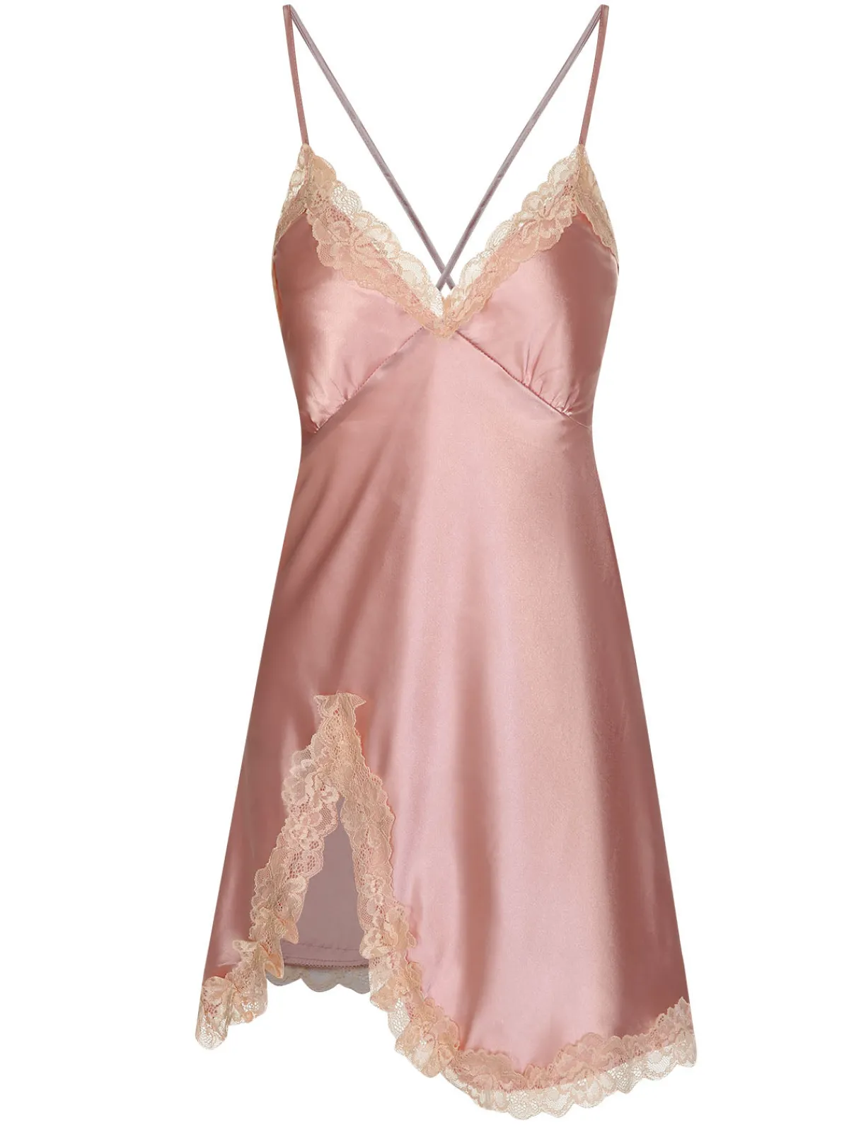 Discount Retro Stage 1950s Lace Patchwork Suspender Sleepwear