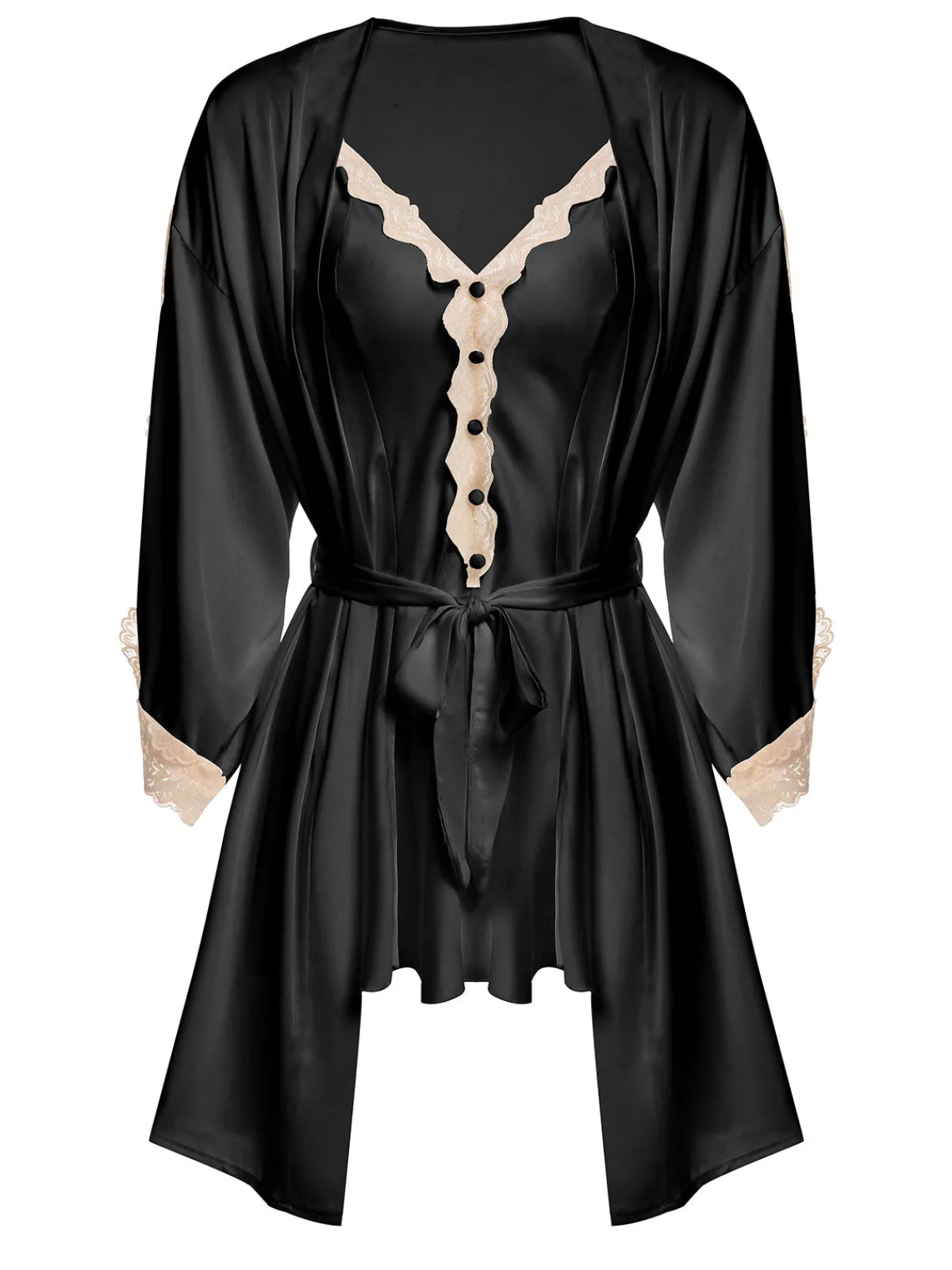 Hot Retro Stage 1950s Lace Spaghetti Strap Sleepwear
