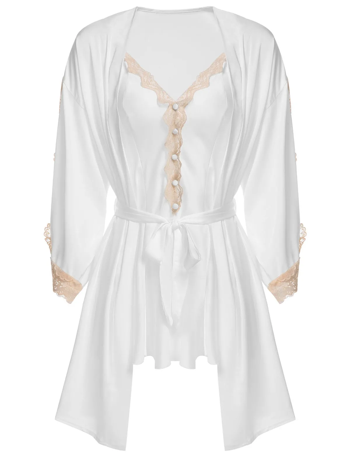 Hot Retro Stage 1950s Lace Spaghetti Strap Sleepwear