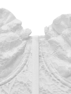 Sale Retro Stage 1960s Lace Suspender Corset Bodycon Dress