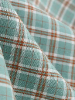 Best Retro Stage 1950s Lapel Plaids Belted Dress