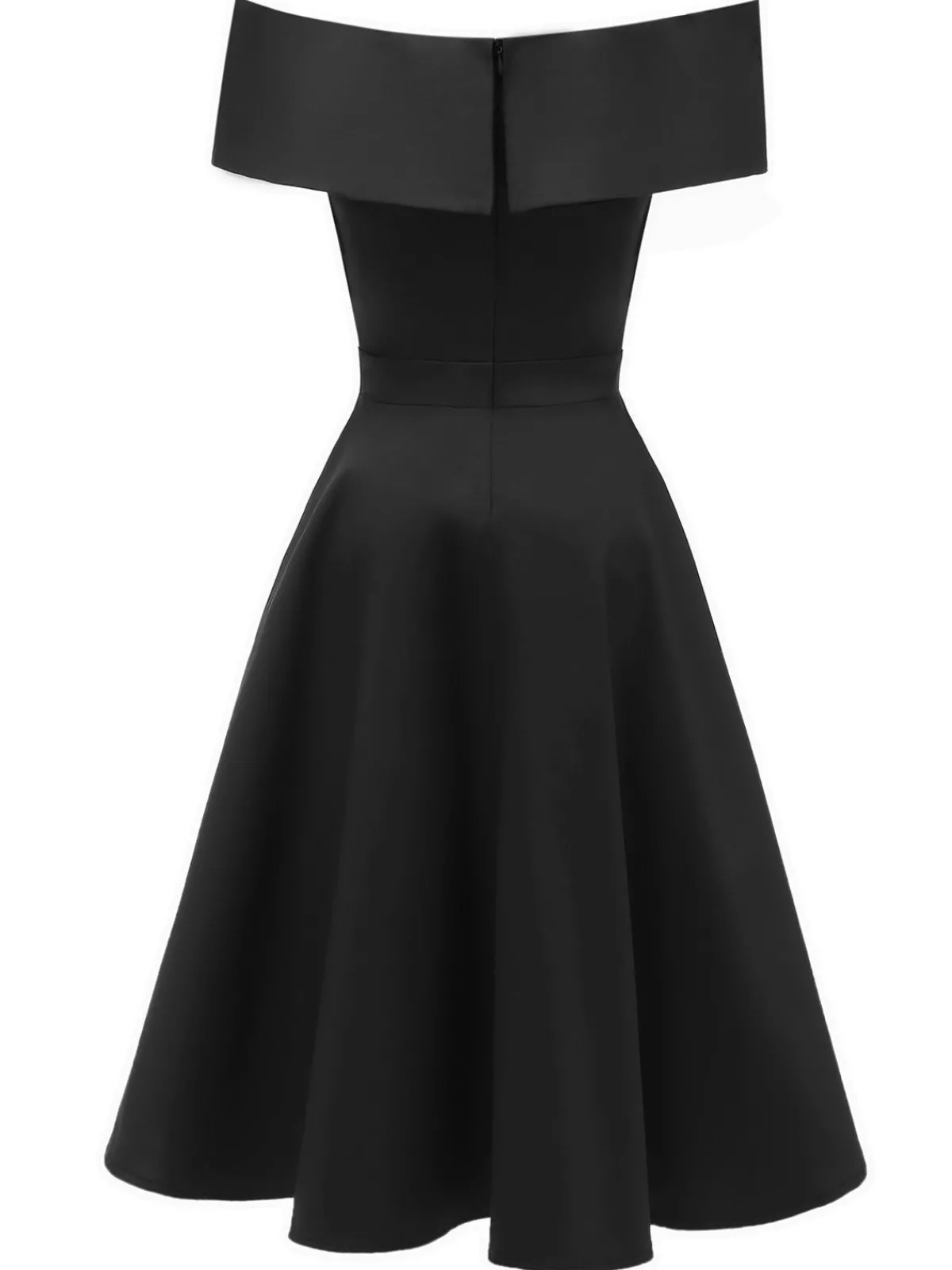 Hot Retro Stage 1950s Off Shoulder Swing Dress