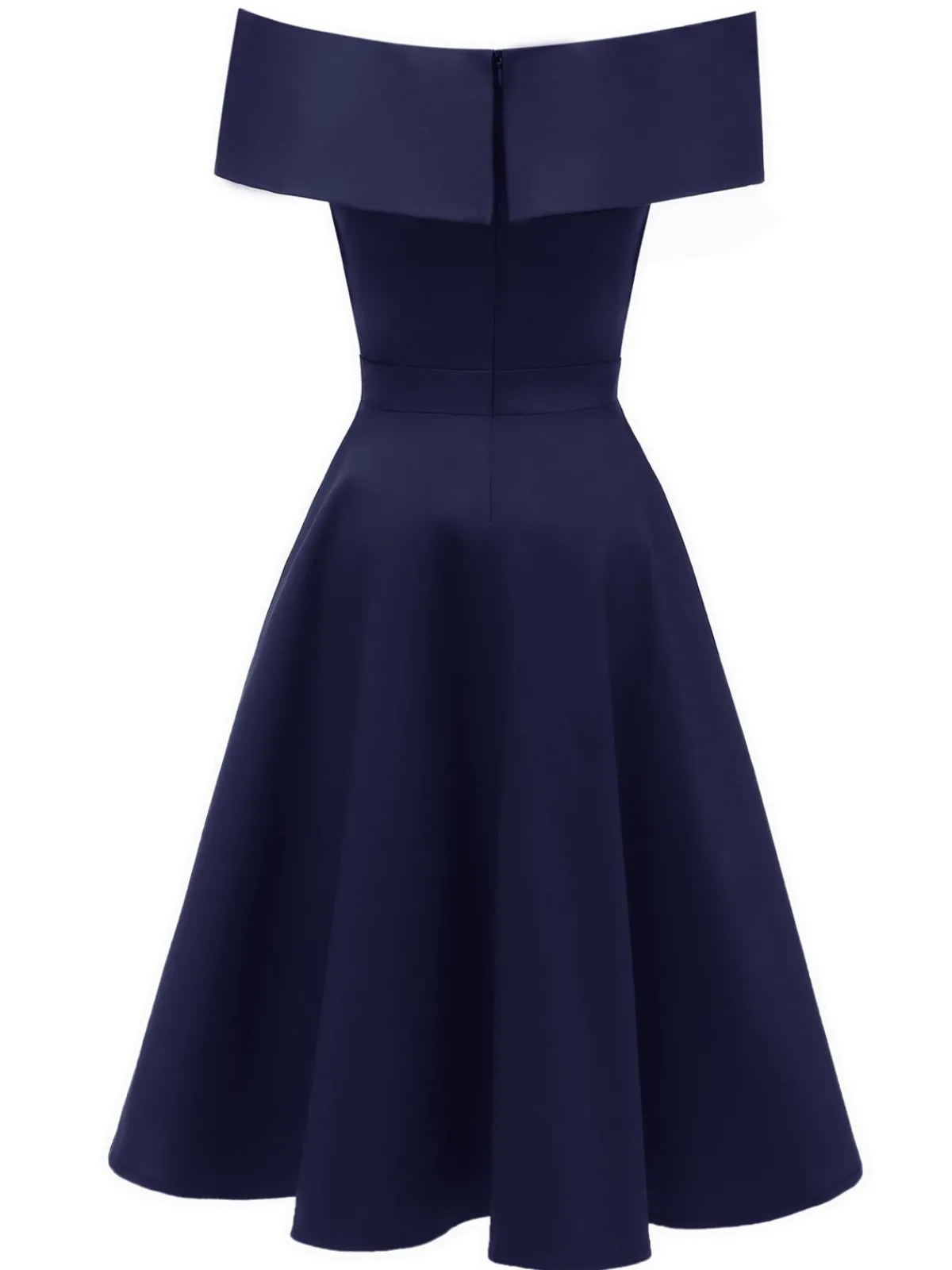 Clearance Retro Stage 1950s Off Shoulder Swing Dress