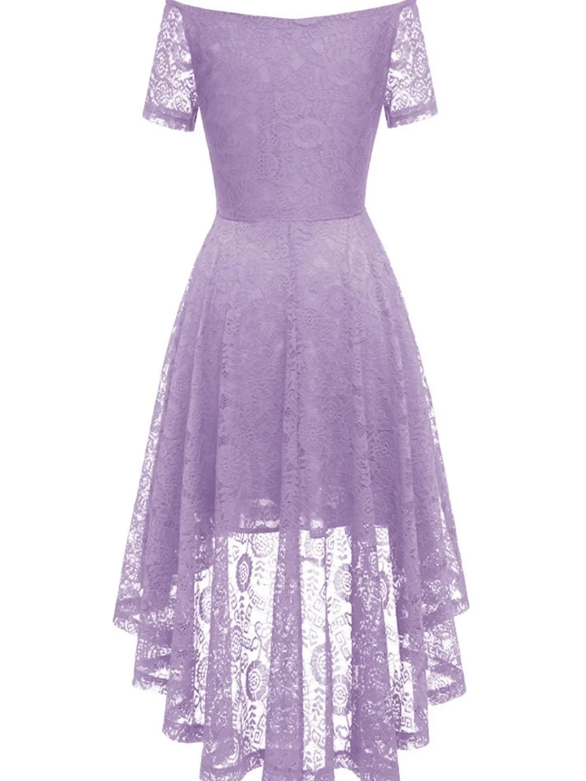 New Retro Stage 1950s Off-shoulder Floral Lace Dress