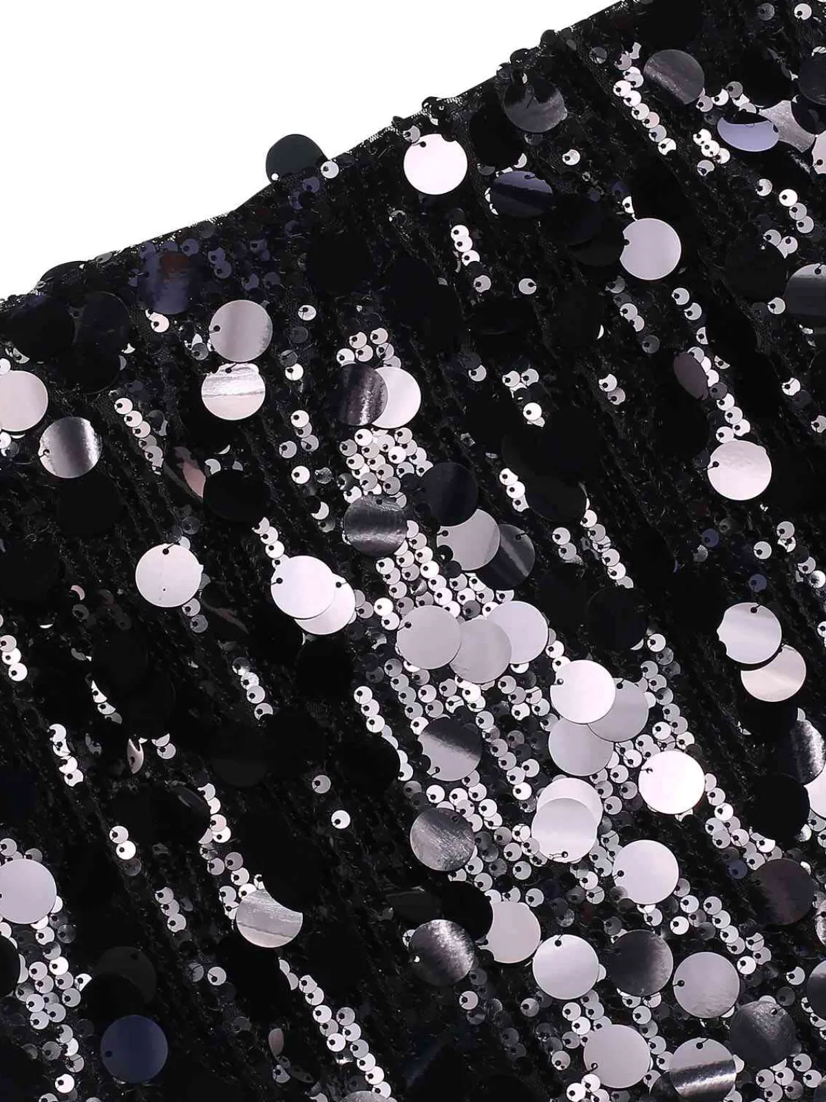 Online Retro Stage 1980s Party Sequined Mini Pencil Skirt