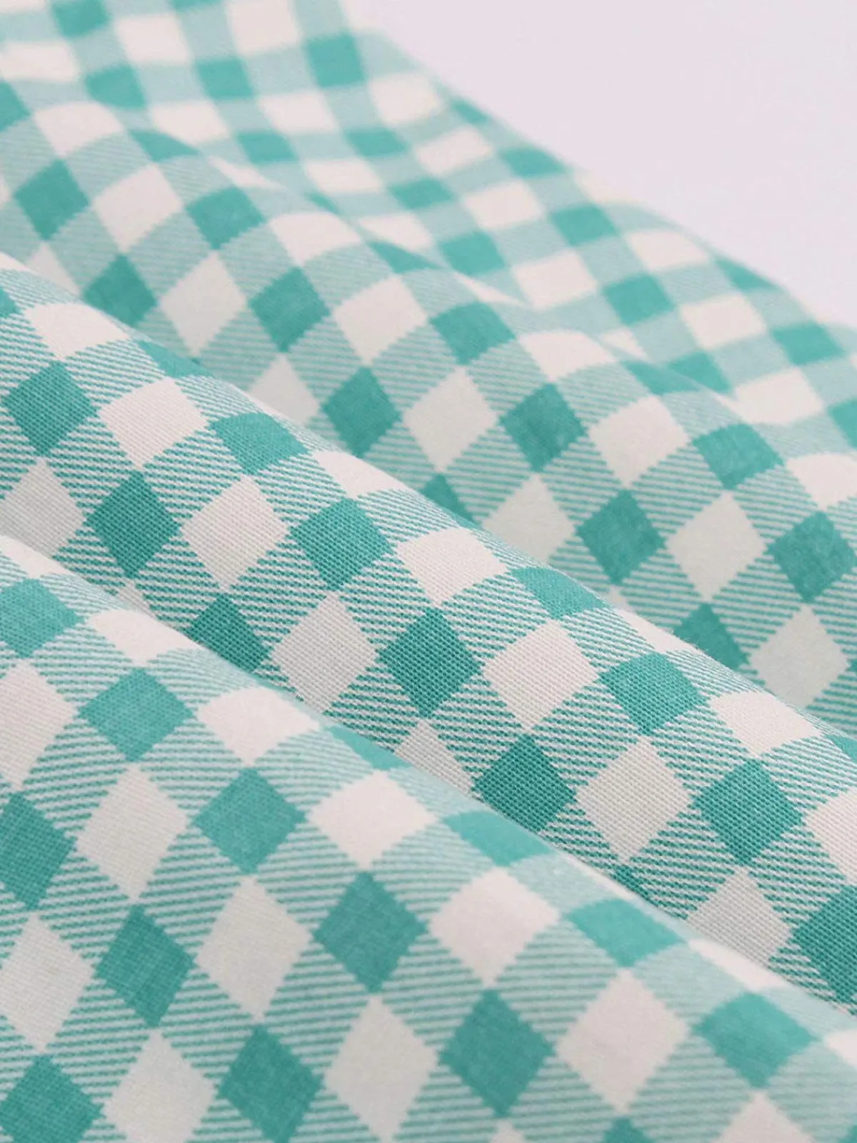 Outlet Retro Stage 1950s Plaid Bow Pockets Lapel Dress