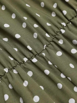 Clearance Retro Stage 1950s Polka Dot Belt Jumpsuit