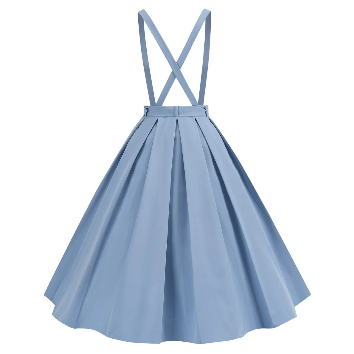 Clearance Retro Stage 1950s Polka Dot Belt Suspender Swing Skirt