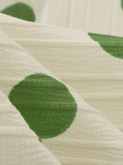 Fashion Retro Stage 1950s Polka Dot Halter Swing Dress