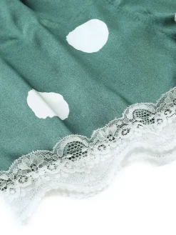 New Retro Stage 1950s Polka Dot Lace Camisole Sleepwear