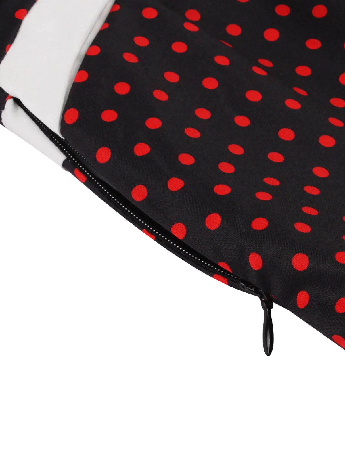 Best Retro Stage 1950s Polka Dots Heart Collar Dress