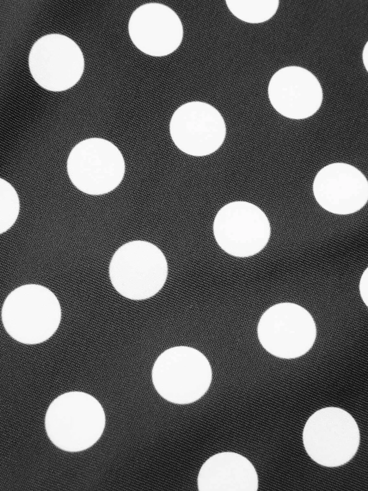 Best Retro Stage 1940s Polka Dots Wrinkle Strap Swimsuit