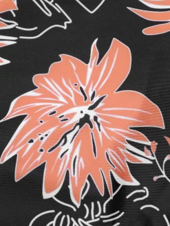 Hot Retro Stage 1960s Print Spaghetti Strap Swimsuit