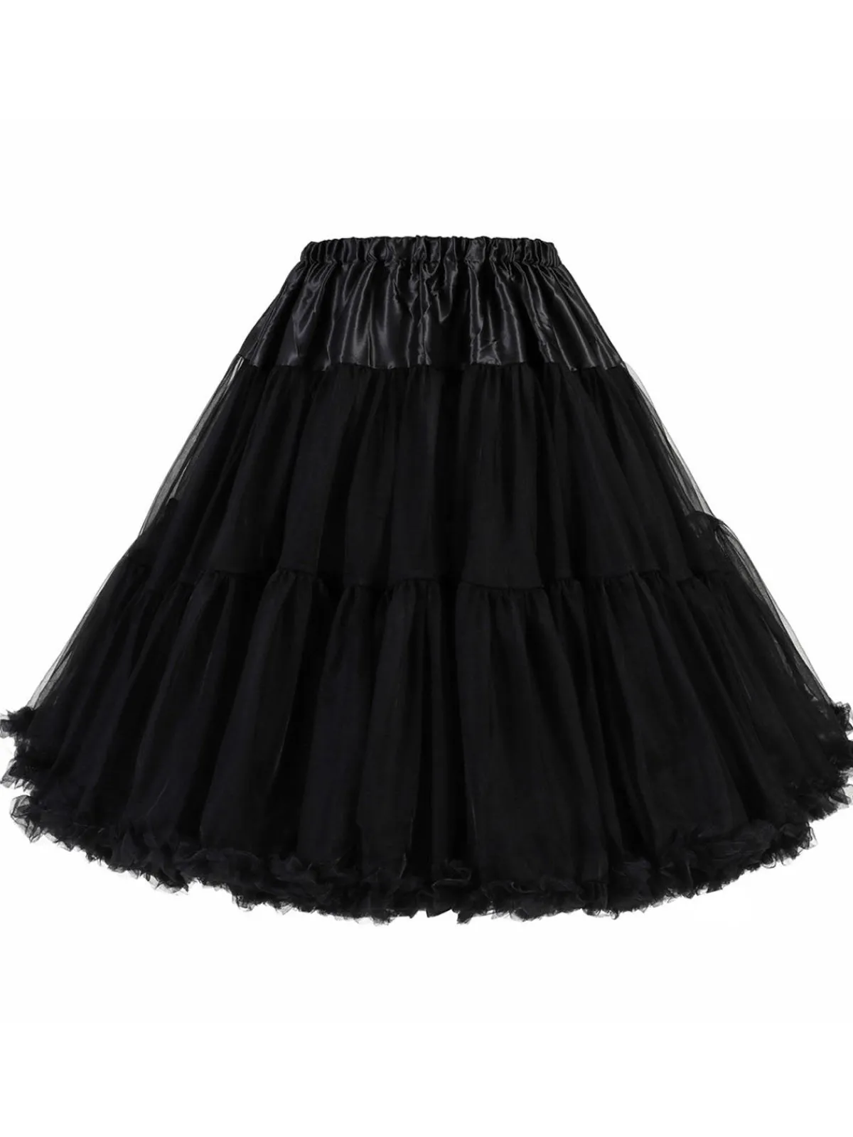 Fashion Retro Stage 1950s Ruffled Petticoat Underskirt