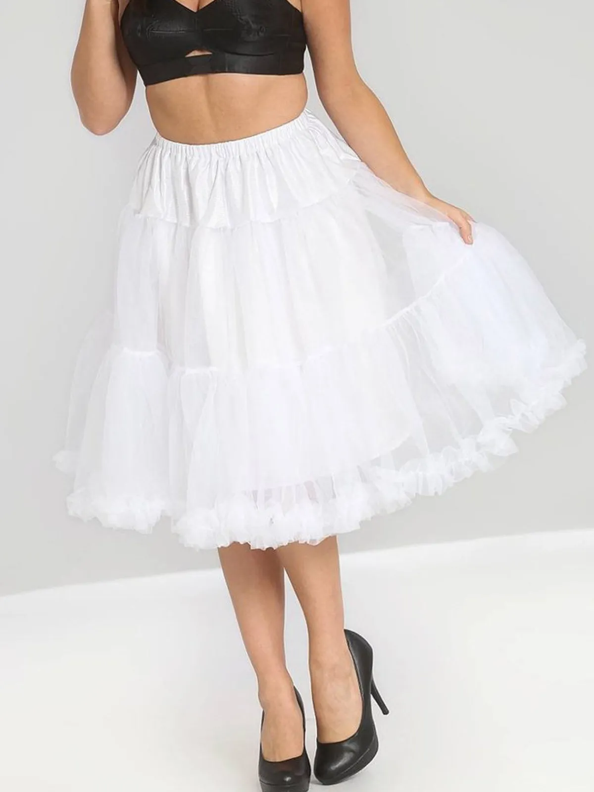 Fashion Retro Stage 1950s Ruffled Petticoat Underskirt