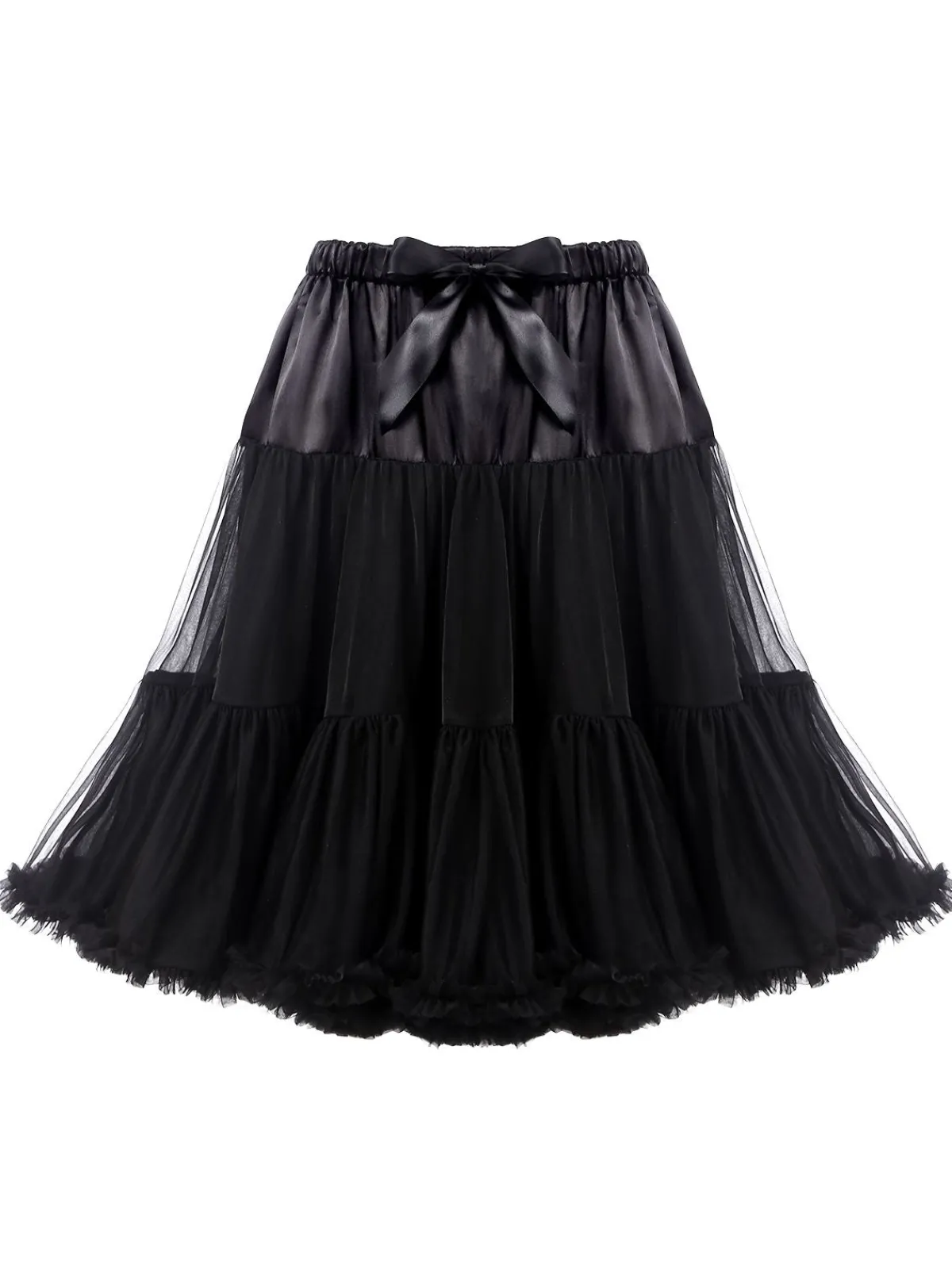 Online Retro Stage 1950s Ruffles Petticoat Underskirt