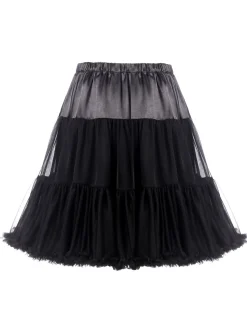 Online Retro Stage 1950s Ruffles Petticoat Underskirt